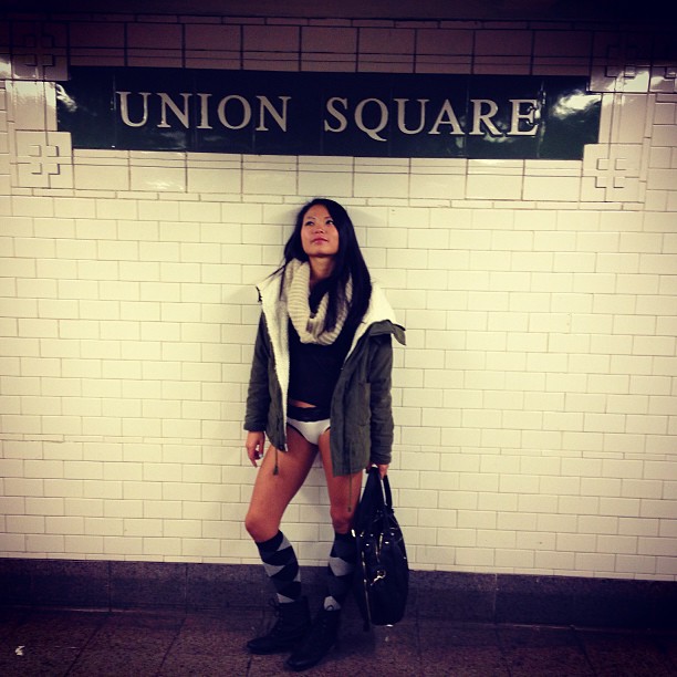 No Pants Subway Ride7